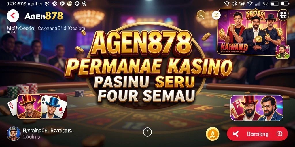 Screenshot AGEN878 menampilkan gameplay Kasino yang menarik.