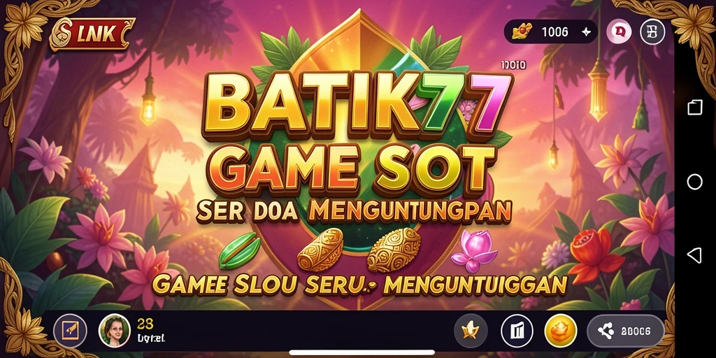 Screenshot gameplay <strong>BATIK77</strong> menampilkan suasana seru dan menarik dari permainan slot.