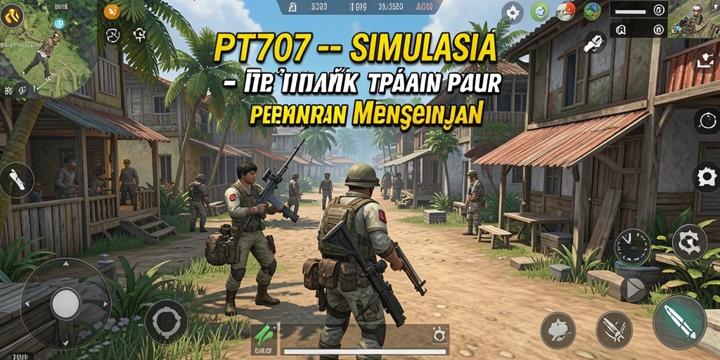 Tampilan gameplay PT707 yang penuh warna dan detail.