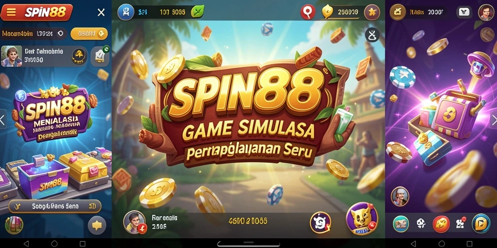 Tangkapan layar utama SPIN88 menunjukkan gameplay yang imersif dan interaktif.